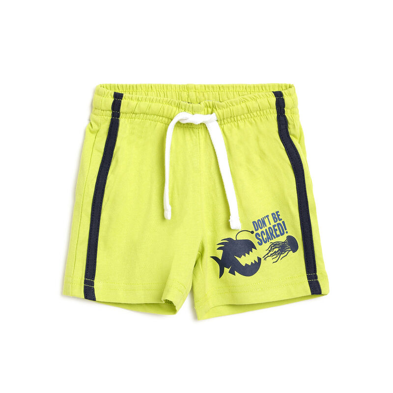 Boys Dark Blue Knitted Singlet with Short Pants image number null